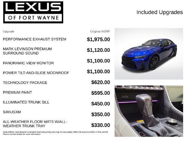 New 2026 Lexus IS 350 F Sport w/ Technology Package AWD/4WD image 4