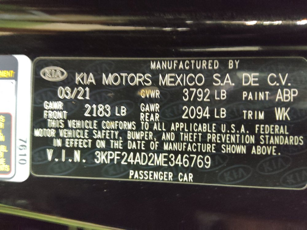 Used 2021 Kia Forte LXS FWD image 33