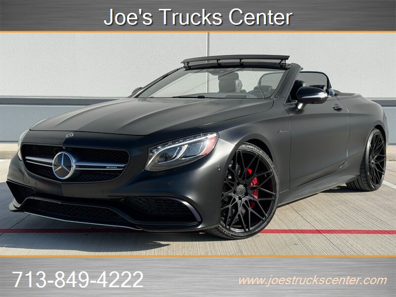 Used 2017 Mercedes-Benz S 63 AMG 4MATIC Cabriolet w/ Driver Assistance Package image 1