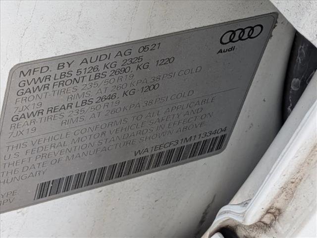 Used 2021 Audi Q3 2.0T Premium Plus w/ Premium Plus Package image 15