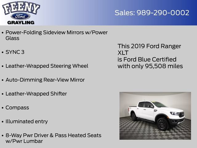 Used 2019 Ford Ranger XLT w/ Equipment Group 302A Luxury AWD/4WD image 28