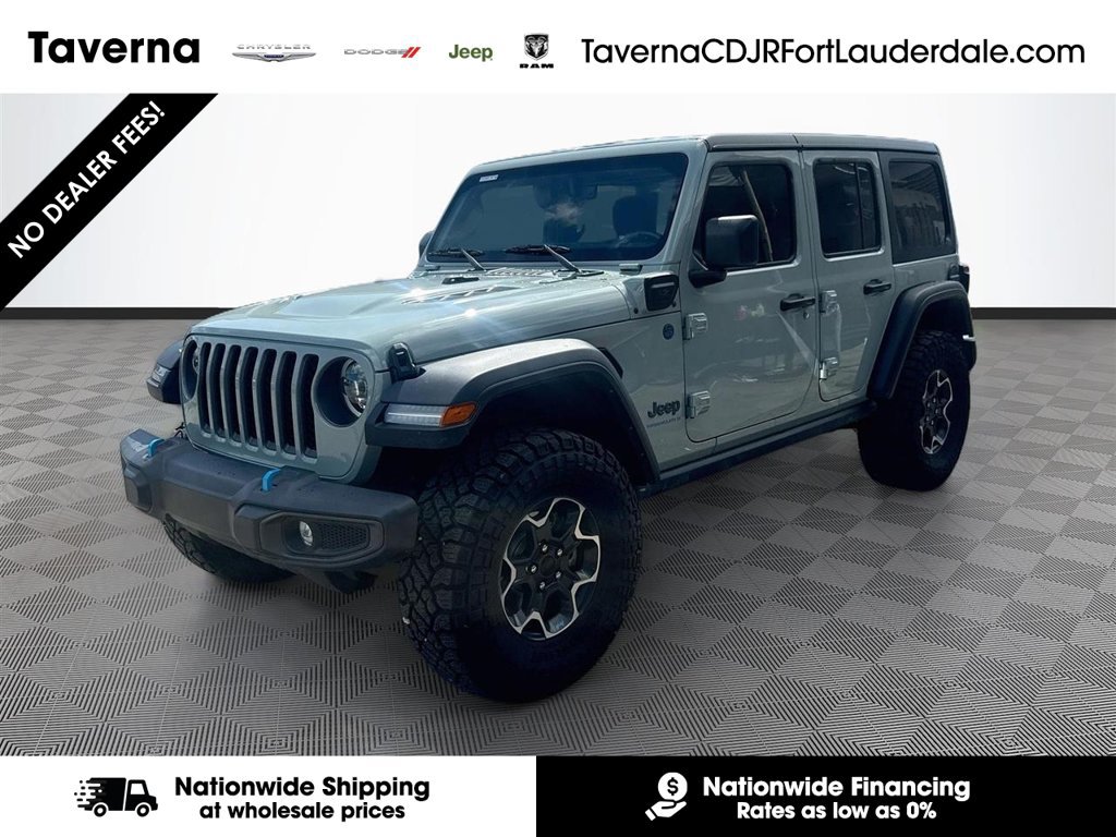 Certified 2023 Jeep Wrangler Unlimited Rubicon 4xe w/ Cold Weather Group