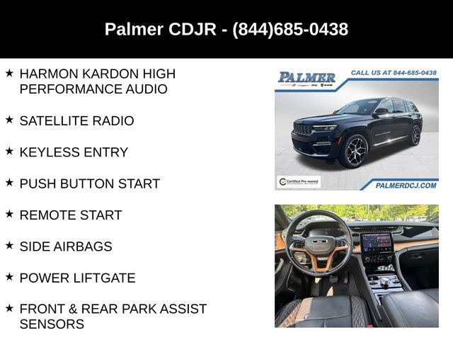 Certified 2022 Jeep Grand Cherokee Summit AWD/4WD image 18