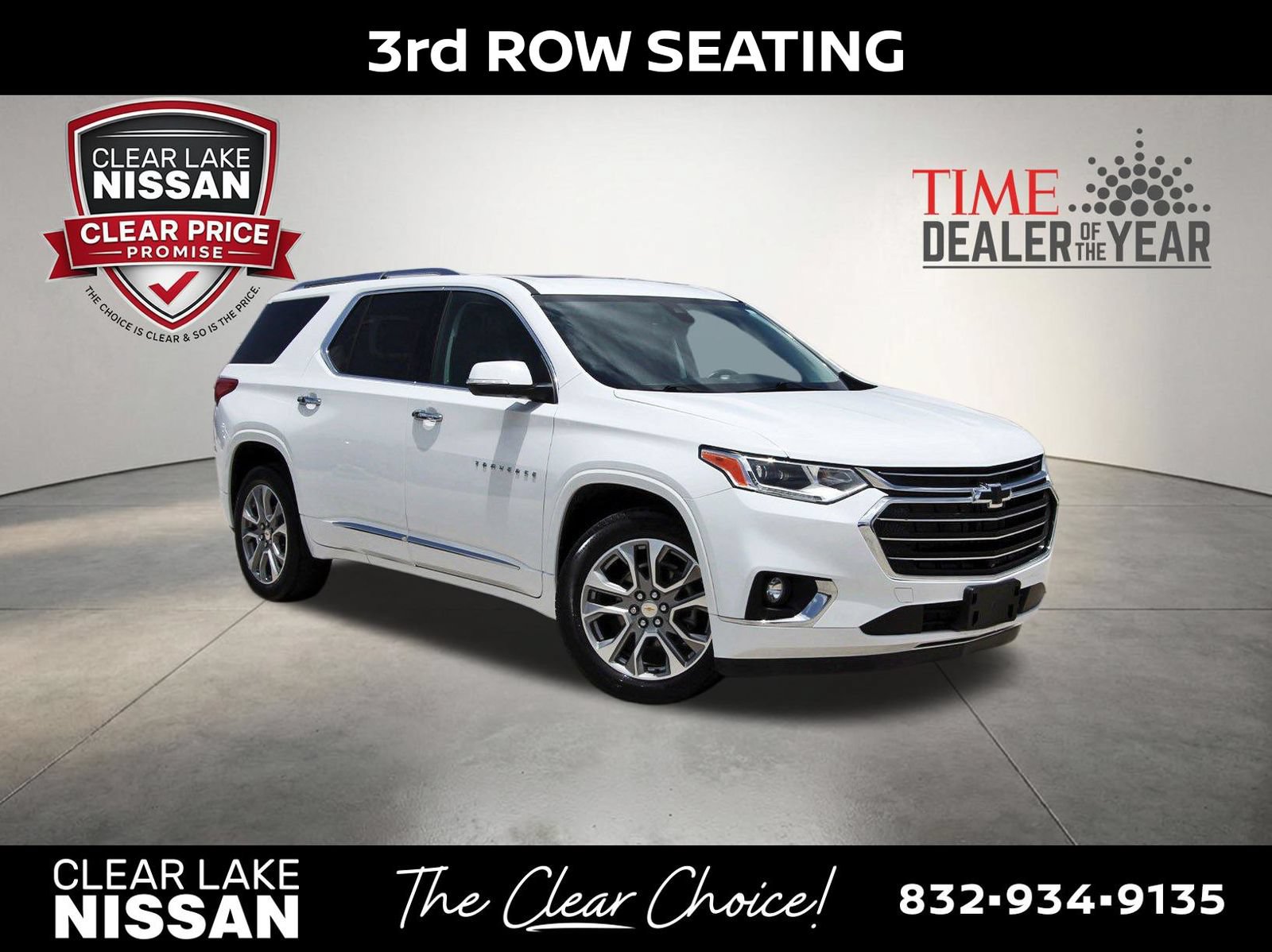 Used 2021 Chevrolet Traverse Premier w/ LPO, Floor Liner Package FWD image 1