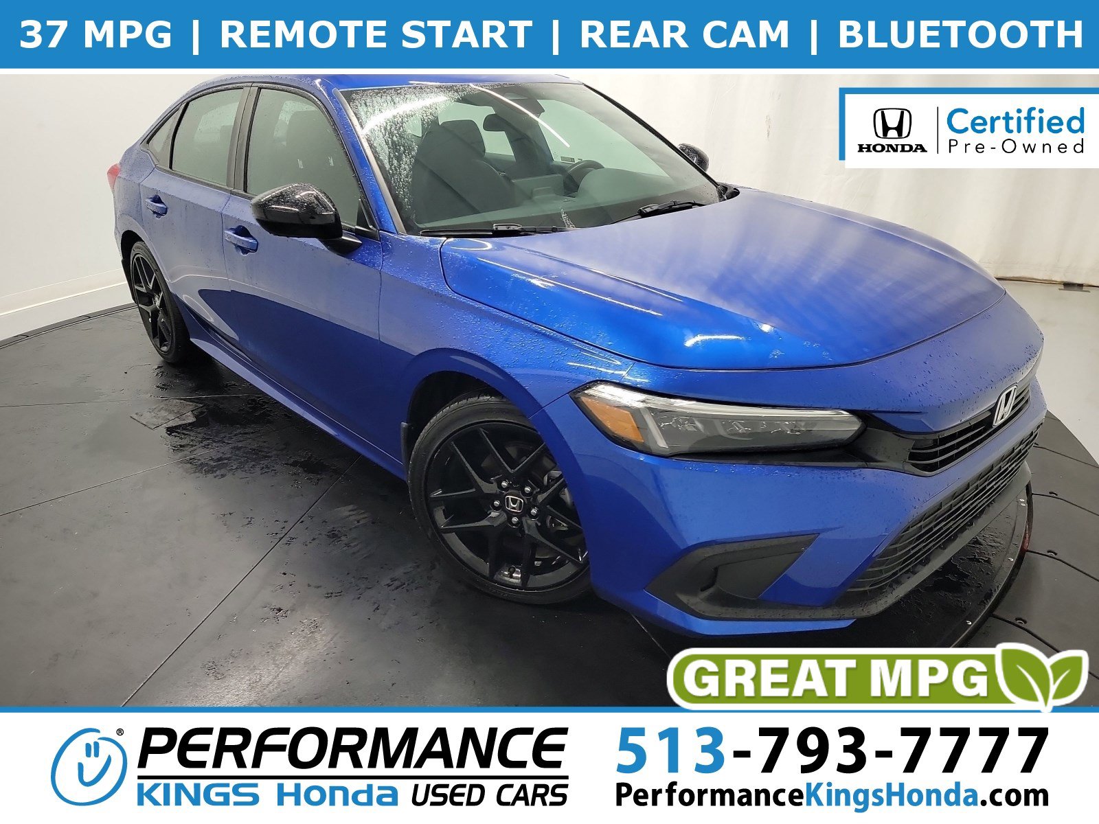 Certified 2023 Honda Civic Sport