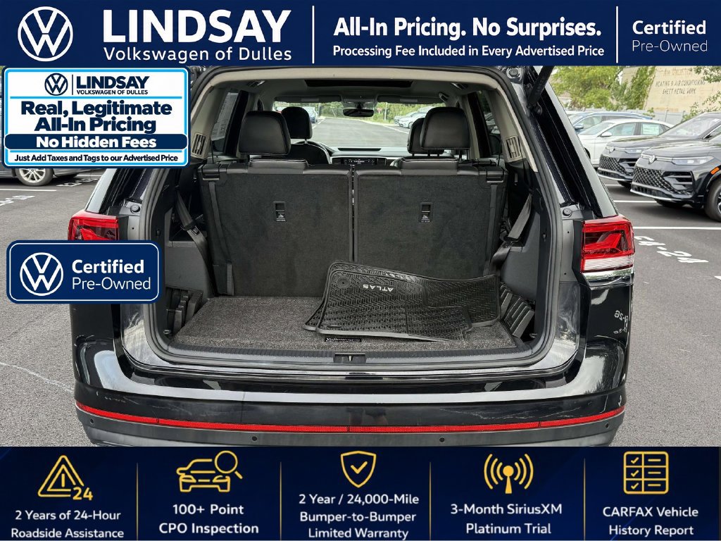 Certified 2023 Volkswagen Atlas SE w/ Panoramic Sunroof Package AWD/4WD image 16