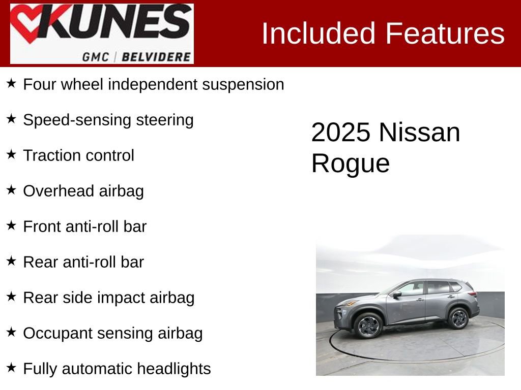 Used 2025 Nissan Rogue SV AWD/4WD image 3