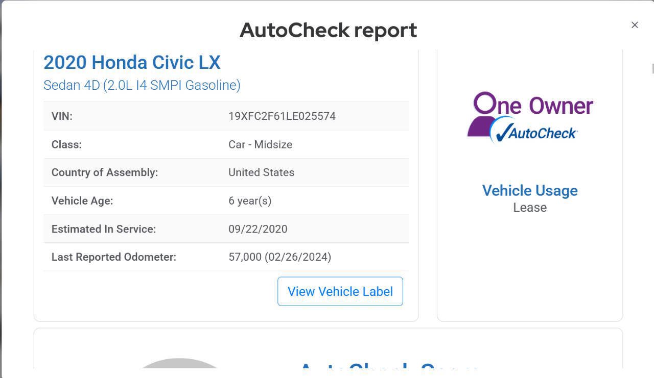 Used 2020 Honda Civic LX image 42
