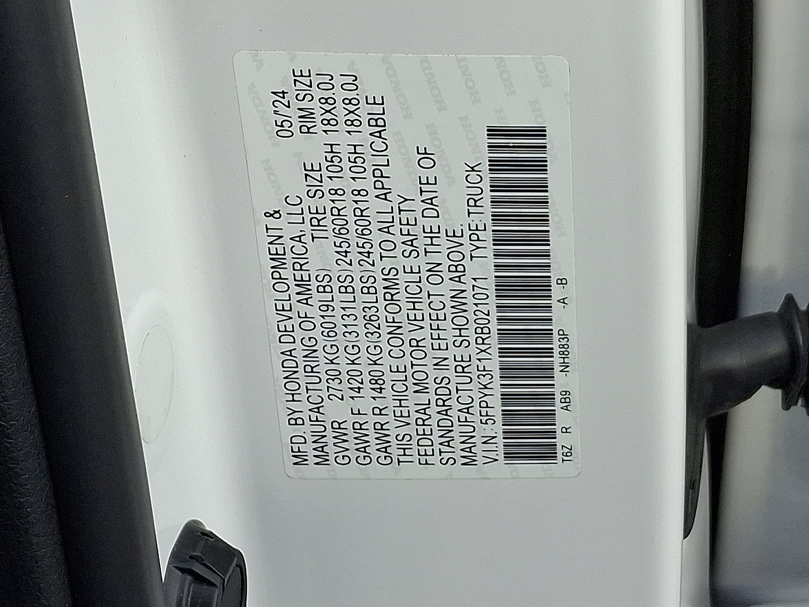 Used 2024 Honda Ridgeline Sport image 26