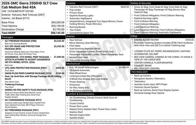 New 2026 GMC Sierra 2500 SLT w/ SLT Premium Package image 5