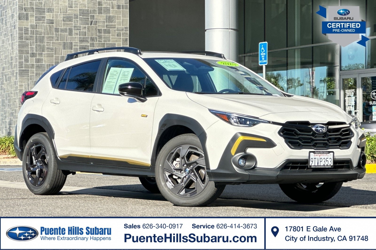 Certified 2025 Subaru Crosstrek 2.5i Sport w/ Crosstrek Mirror Package