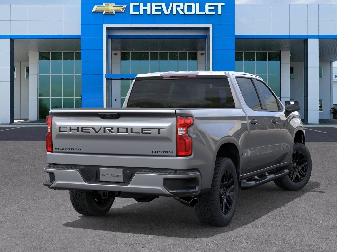 New 2026 Chevrolet Silverado 1500 Custom w/ Turbomax Blackout Package RWD image 4