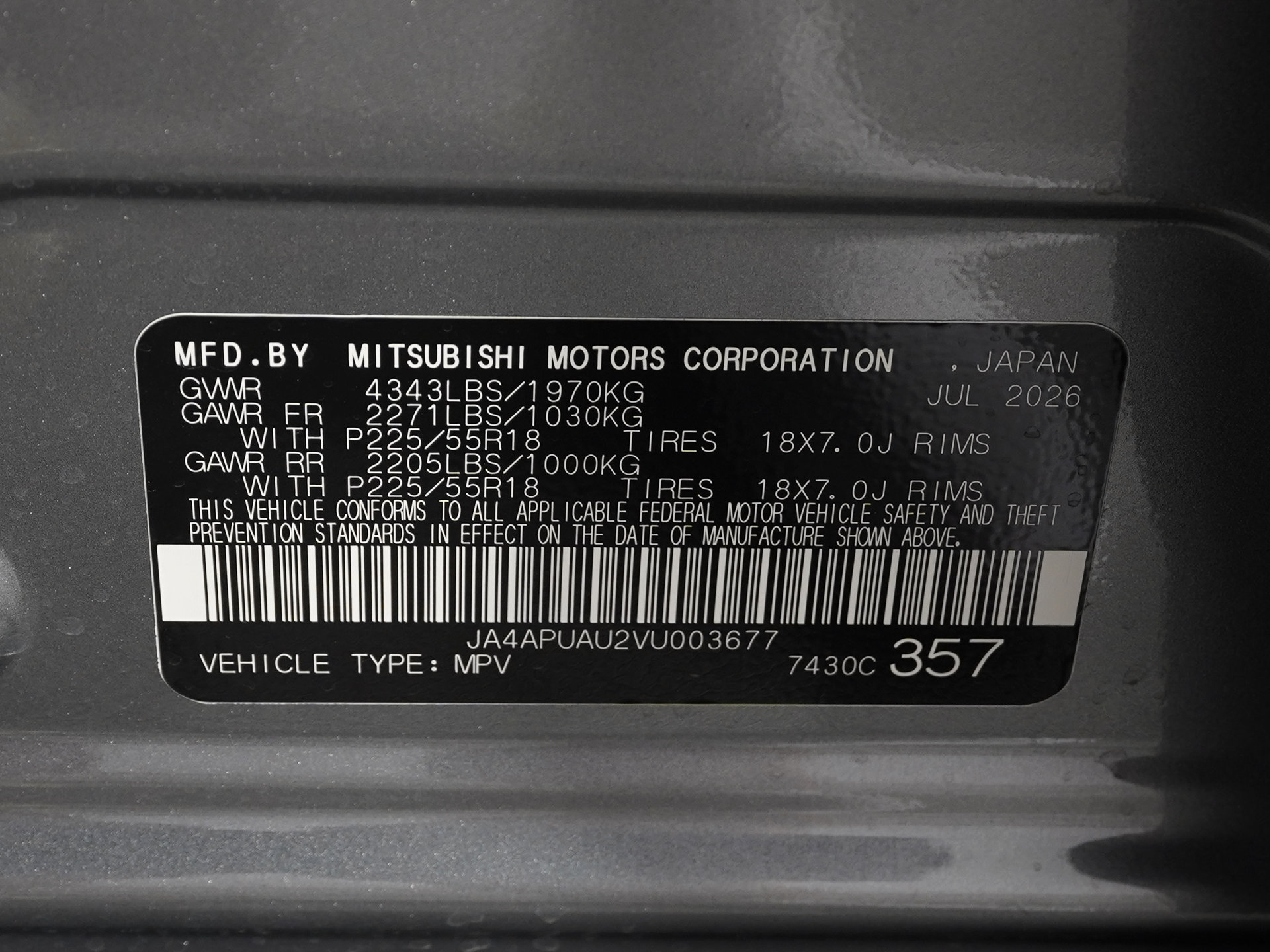 New 2027 Mitsubishi Outlander Sport ES FWD image 22