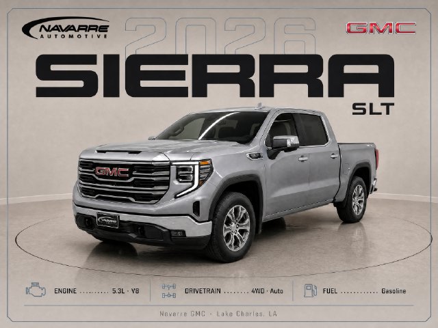New 2026 GMC Sierra 1500 SLT w/ SLT Convenience Package