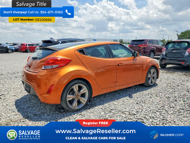 Used 2012 Hyundai Veloster w/ Style Pkg FWD image 4