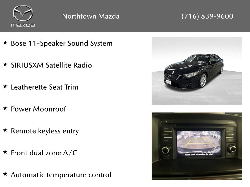 Used 2015 MAZDA MAZDA6 Touring FWD image 2