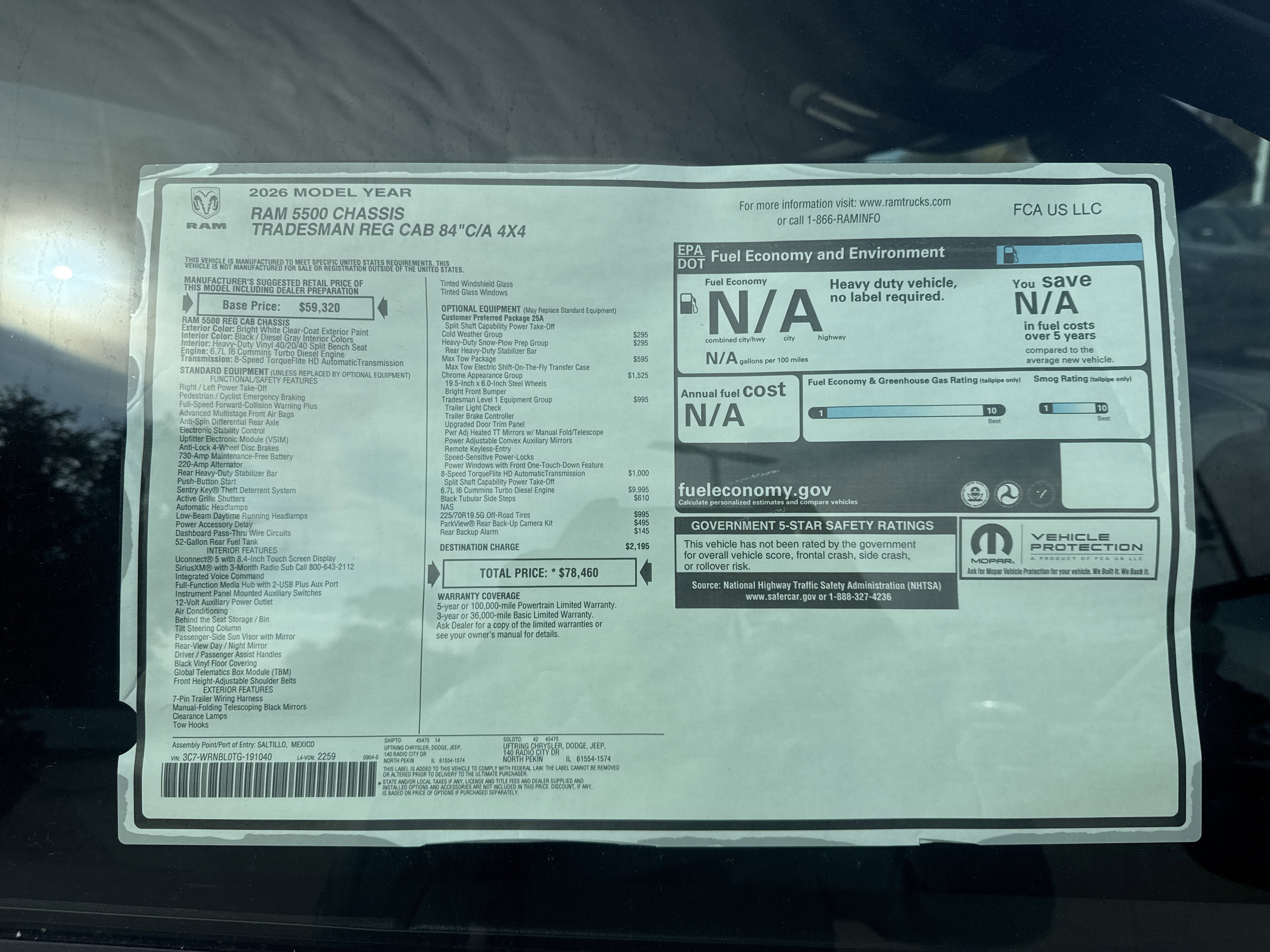 New 2026 RAM 5500 Tradesman w/ Chrome Appearance Group image 9