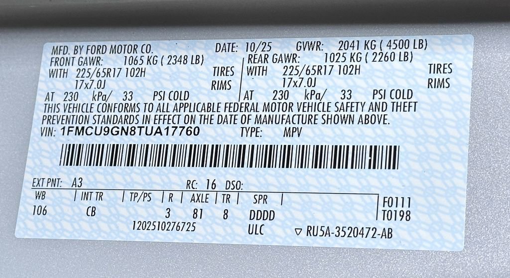 New 2026 Ford Escape Active w/ Cold Weather Package image 39