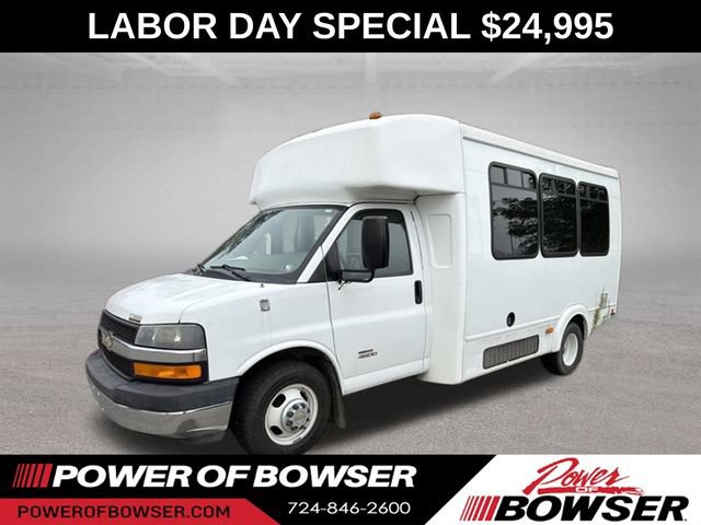 Used 2014 Chevrolet Express 4500 w/ Shuttle Bus Package