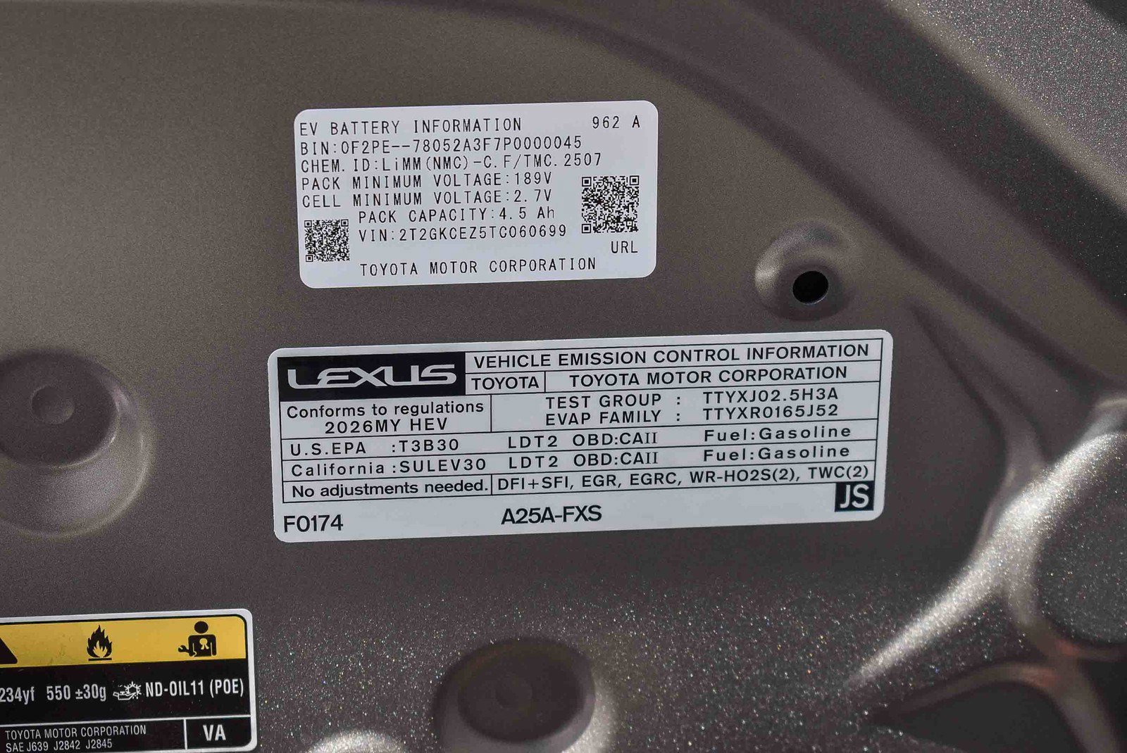 New 2026 Lexus NX 350h AWD w/ Premium Package image 27