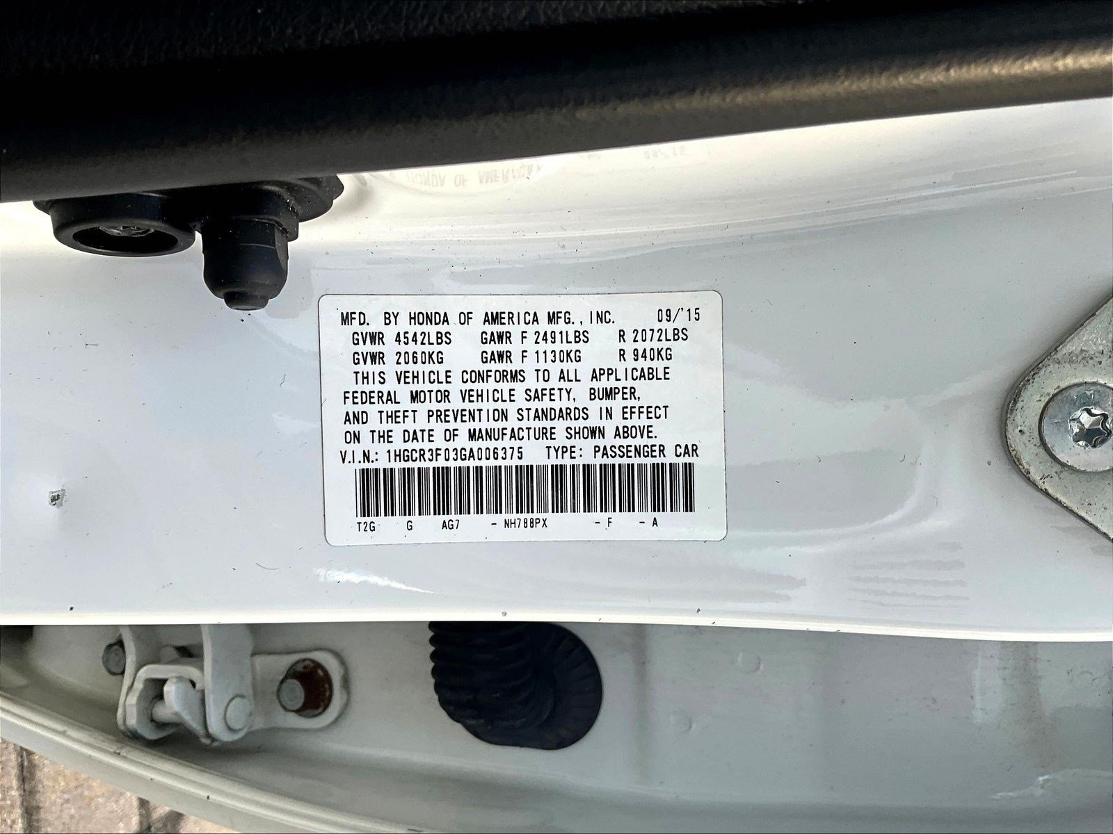 Used 2016 Honda Accord EX-L image 18