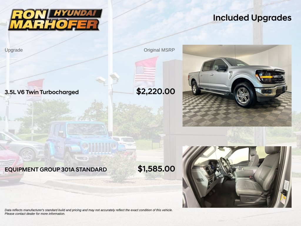 Used 2025 Ford F150 XLT w/ Equipment Group 301A Standard AWD/4WD image 6