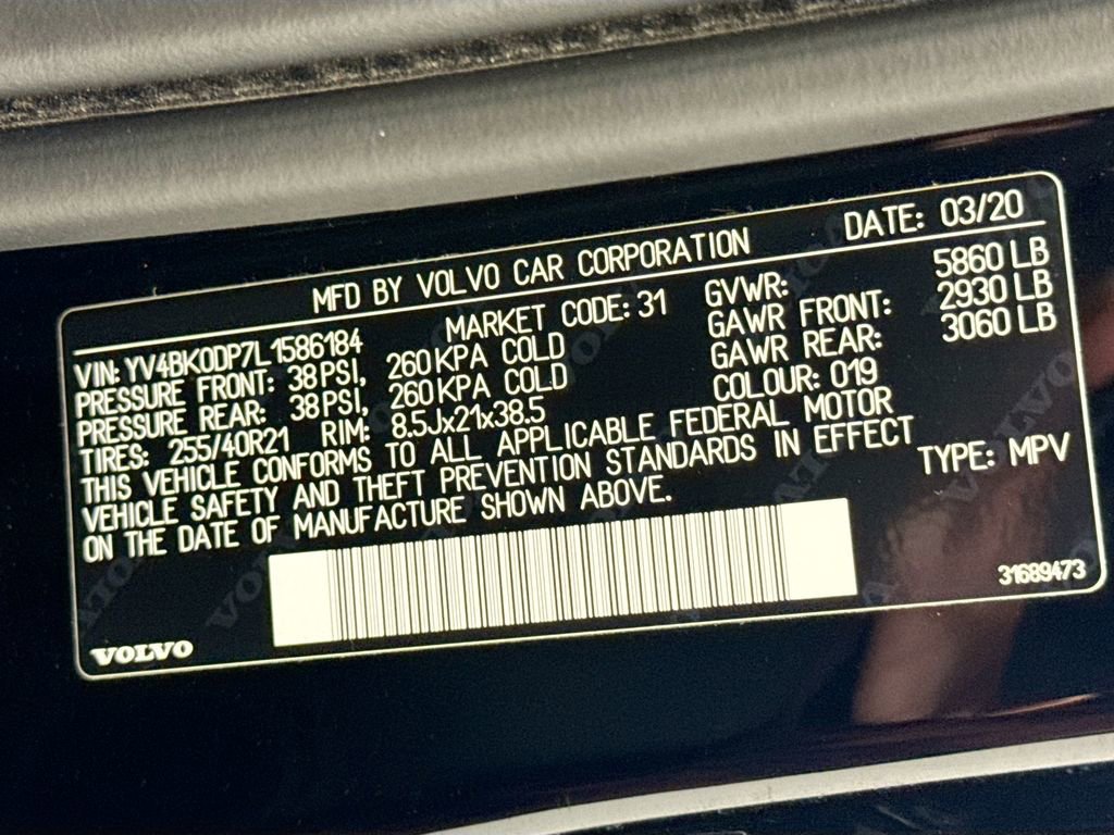 Used 2020 Volvo XC60 T8 Polestar image 34