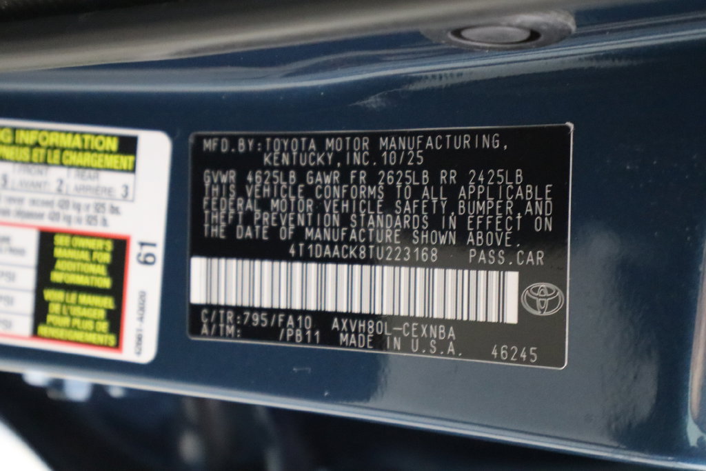Used 2026 Toyota Camry LE FWD image 37