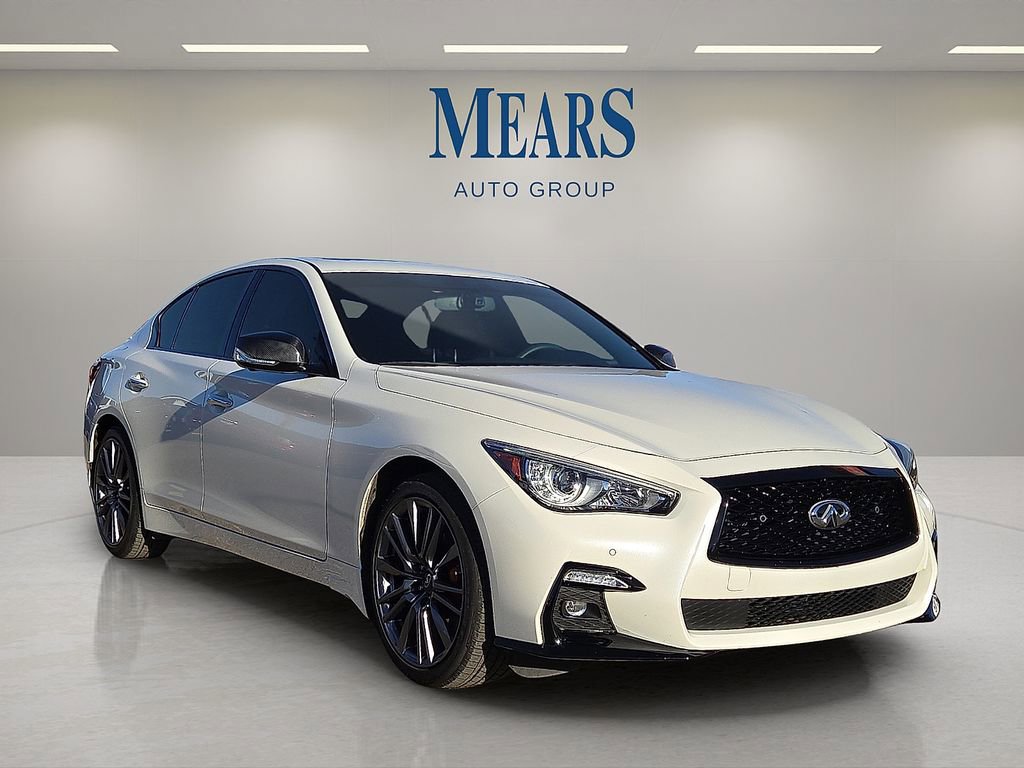 Used 2023 INFINITI Q50 Red Sport 400 w/ Carbon Fiber Package image 7