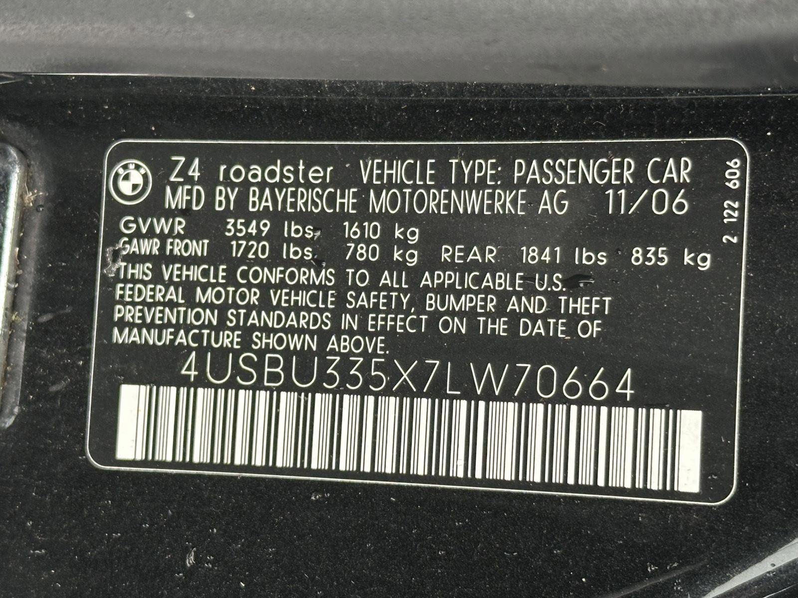 Used 2007 BMW Z4 3.0i image 15