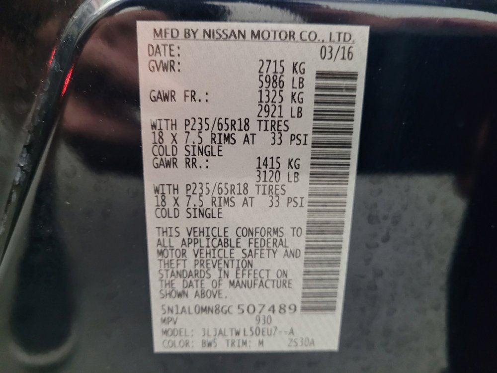 Used 2016 INFINITI QX60 FWD w/ Premium Plus Package image 33