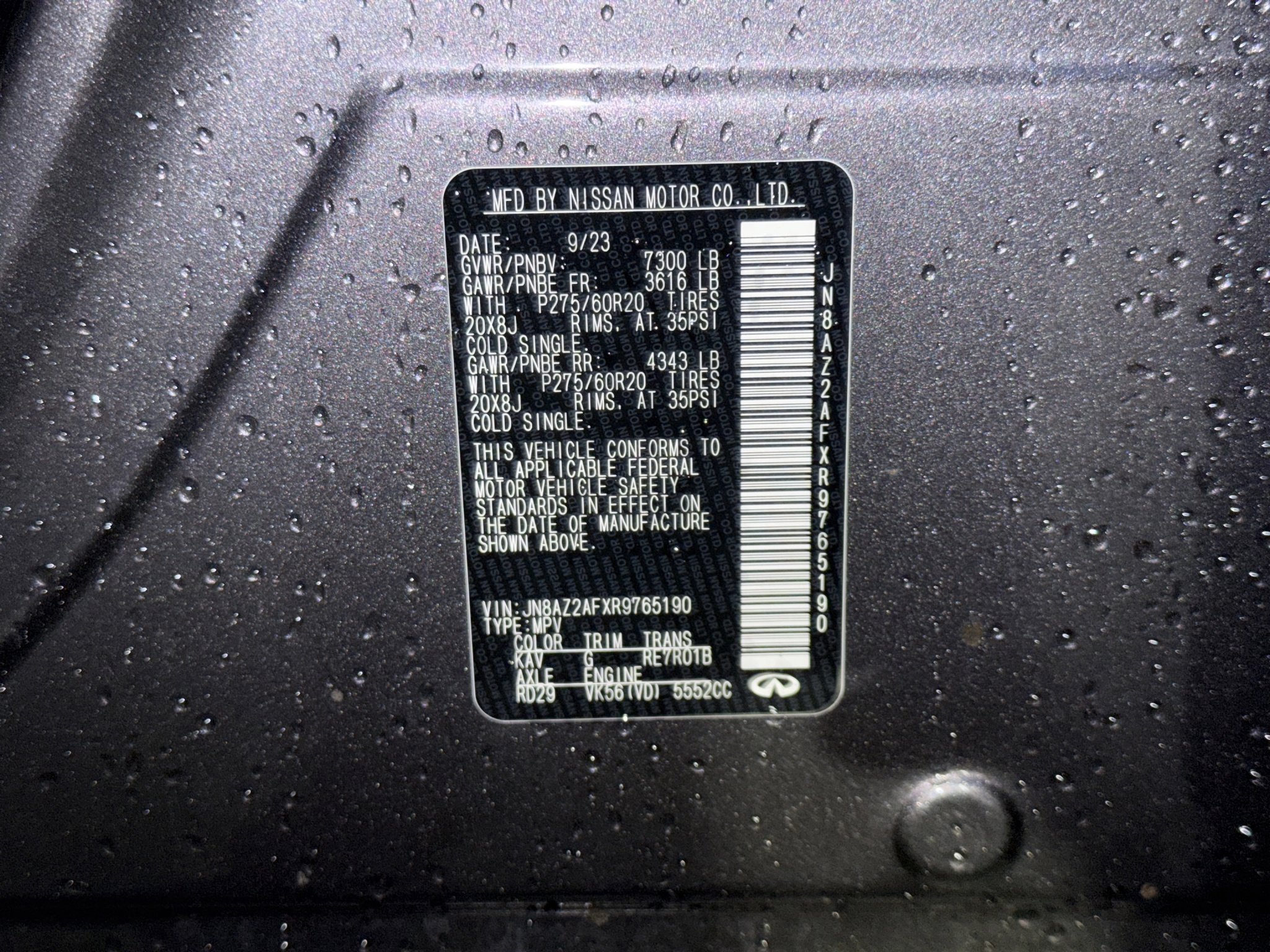 Used 2024 INFINITI QX80 Luxe image 24