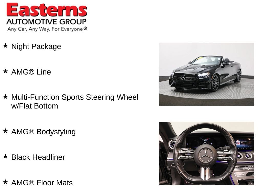 Used 2022 Mercedes-Benz E 450 Cabriolet w/ AMG Line image 11