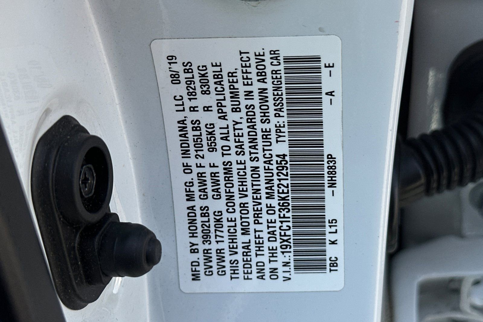 Used 2019 Honda Civic EX image 28