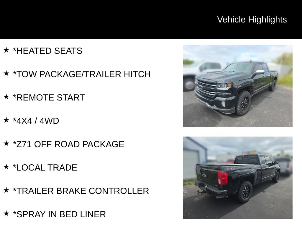 Used 2018 Chevrolet Silverado 1500 LTZ Z71 AWD/4WD image 5