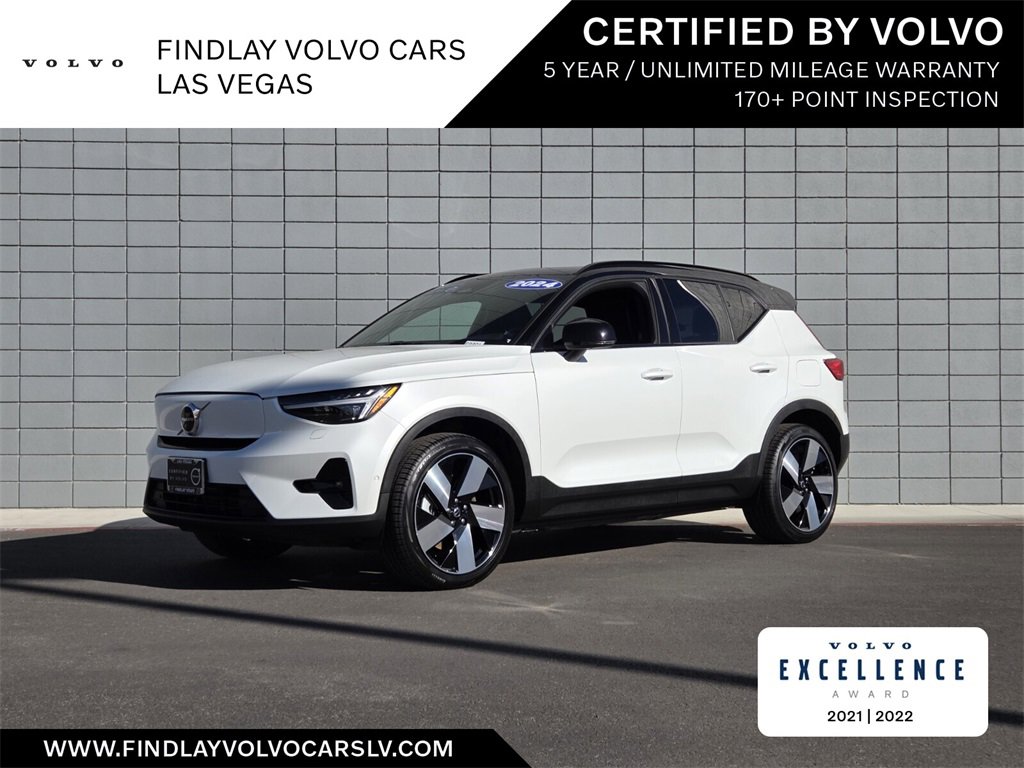 Certified 2024 Volvo XC40 Recharge Ultimate w/ Protection Package Premier