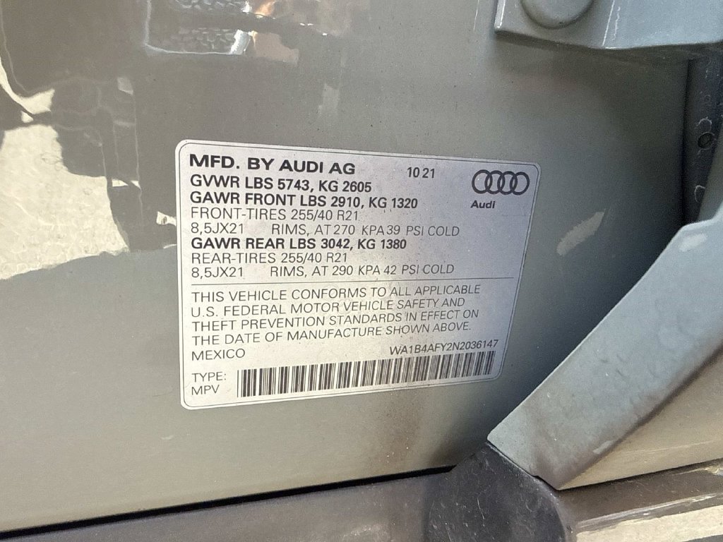 Used 2022 Audi SQ5 Premium Plus AWD/4WD image 8