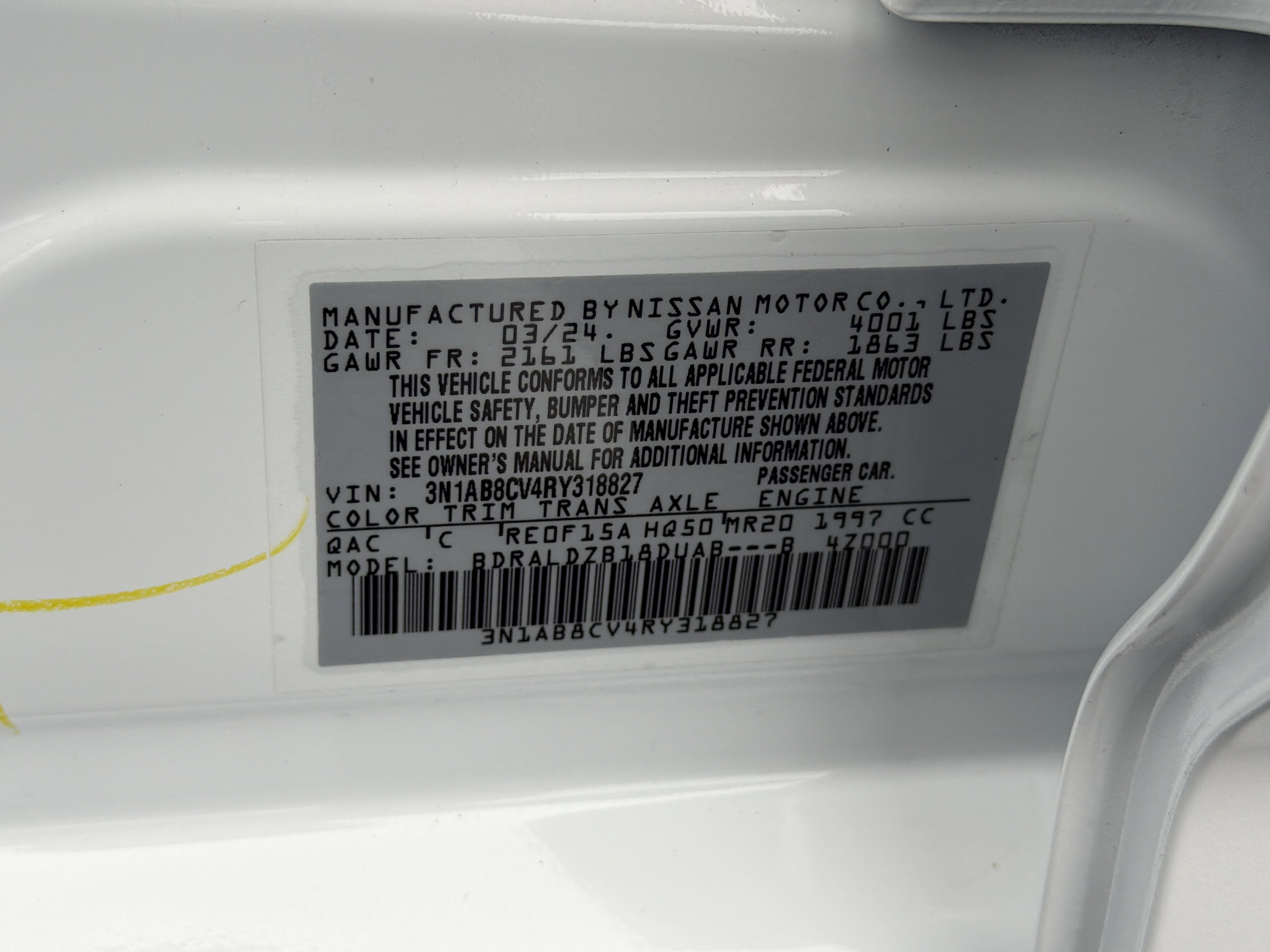 Used 2024 Nissan Sentra SV w/ SV Premium Package image 34