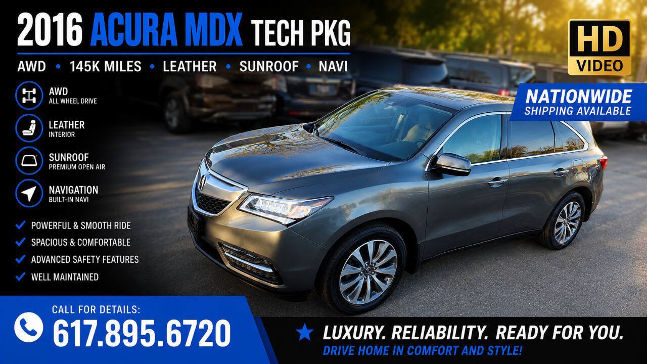 Used 2016 Acura MDX w/ Technology Package