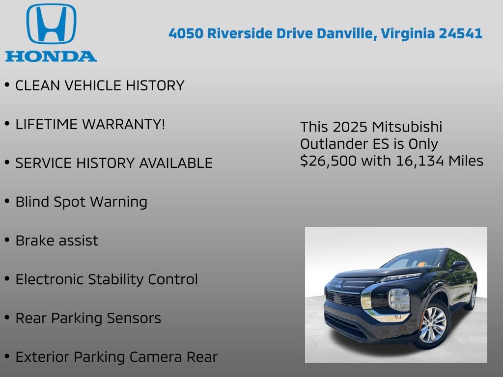 Used 2025 Mitsubishi Outlander ES image 7