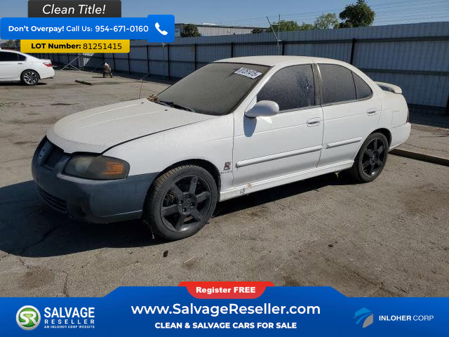 Used 2004 Nissan Sentra SE-R Spec V w/ ABS & Side Air Bags Pkg