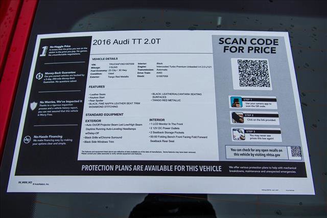 Used 2016 Audi TT 2.0T image 26