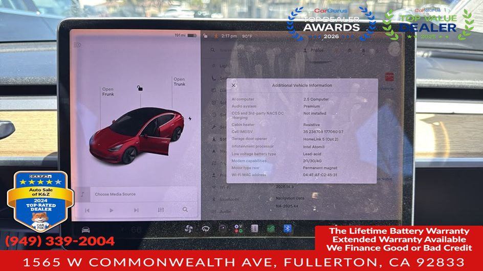 Used 2018 Tesla Model 3 Long Range RWD image 7