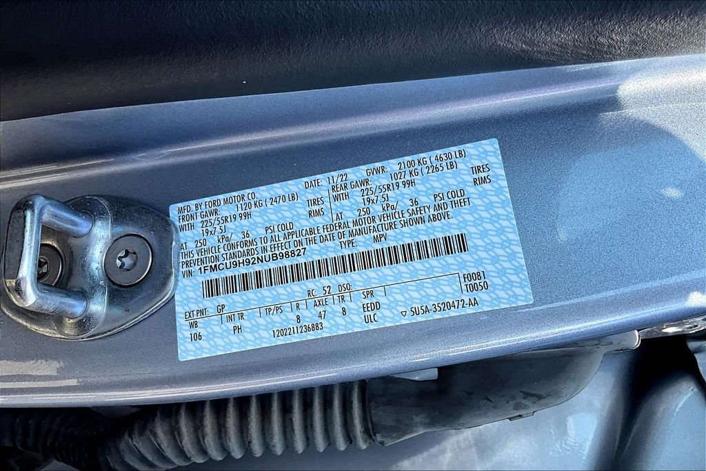 Used 2022 Ford Escape SEL w/ SEL Stealth AWD Package image 44