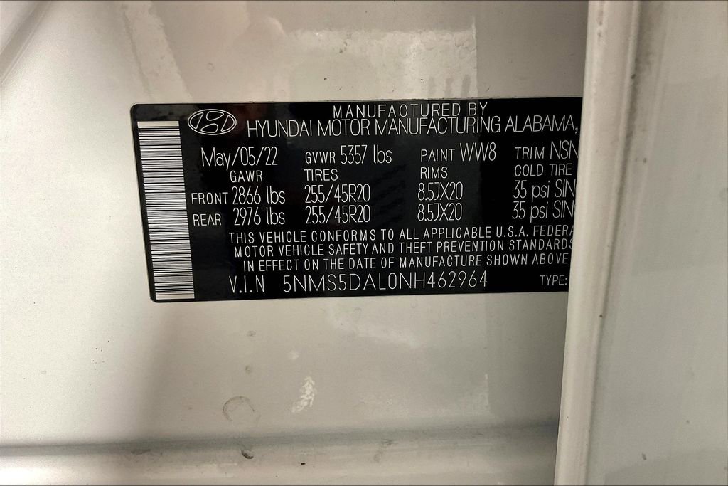 Used 2022 Hyundai Santa Fe Calligraphy image 44