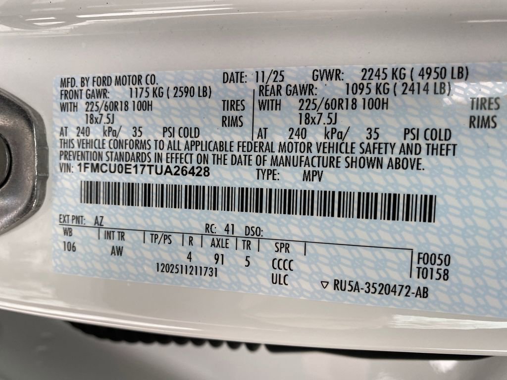 New 2026 Ford Escape SE w/ PHEV Premium Package image 49