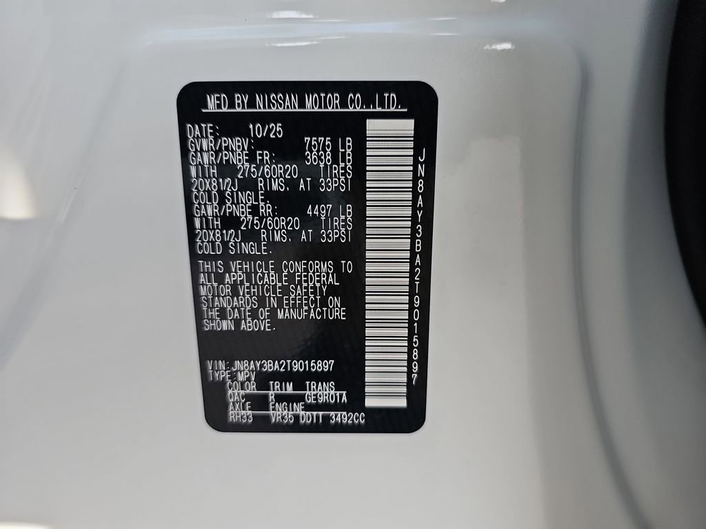 New 2026 Nissan Armada SL w/ Captain's Chari Seat Package RWD image 39
