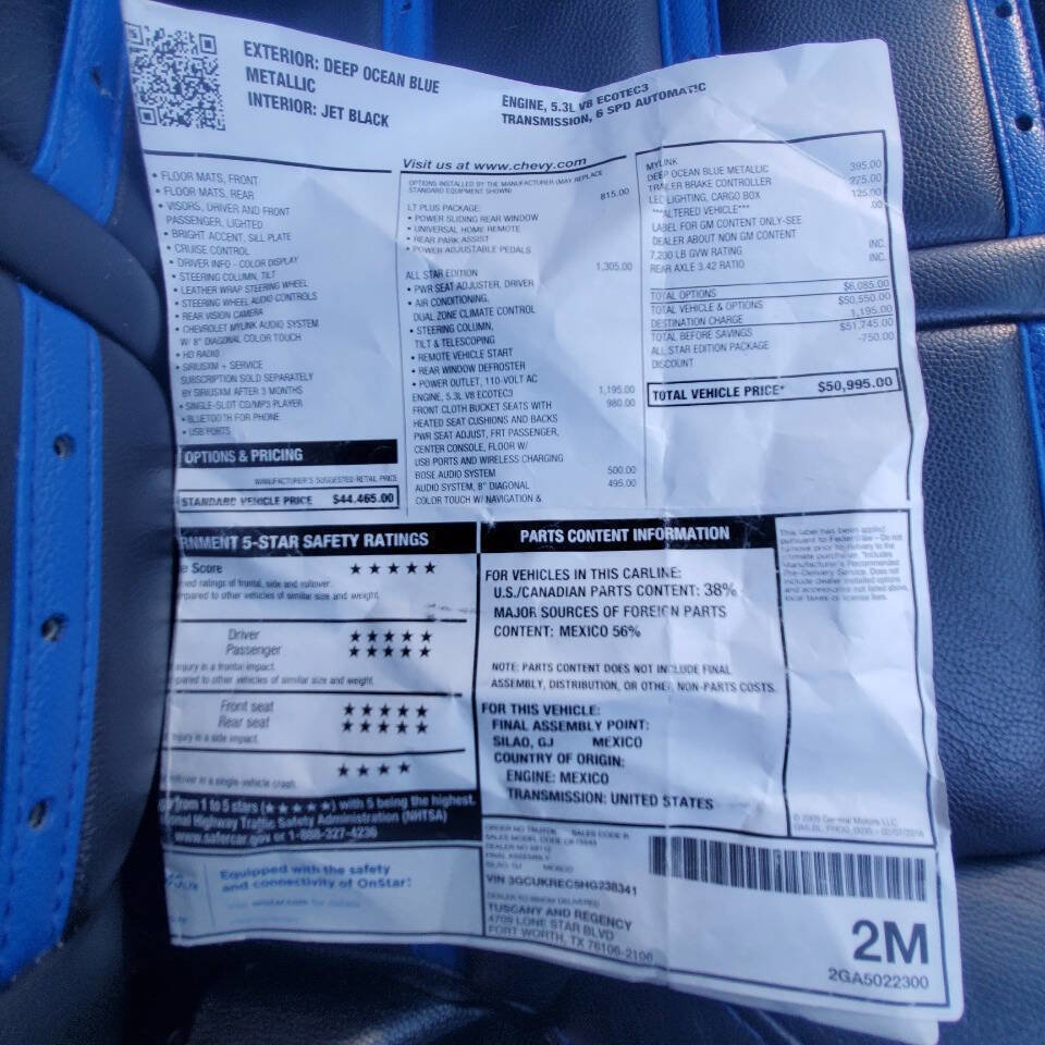 Used 2017 Chevrolet Silverado 1500 LT w/ All Star Edition image 30