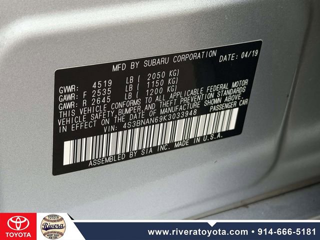Used 2019 Subaru Legacy 2.5i Limited AWD/4WD image 21