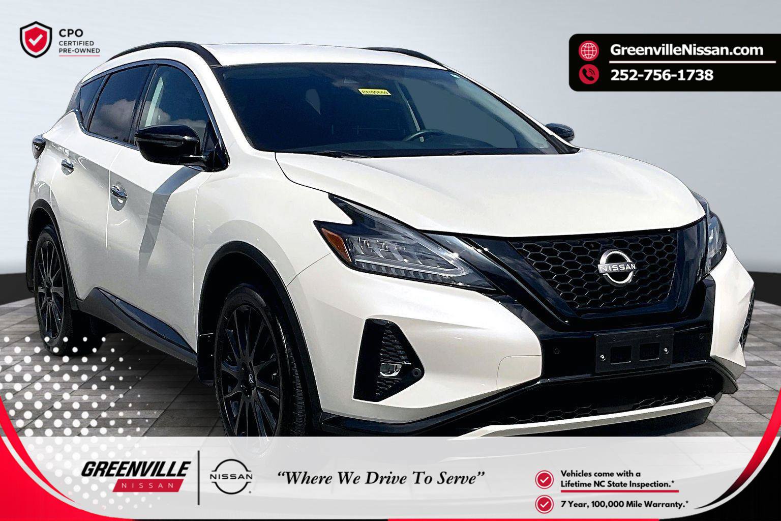 Certified 2024 Nissan Murano SV w/ SV Midnight Edition Package AWD/4WD image 1
